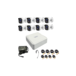 Hilook 8ch DVR with 4x 1080p HD Bullet Cameras and 4x 1080p HD Dome Cameras DIY Combo Kit