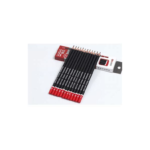 Pencils 3B Sharpened 12's Box-12 Green/Black