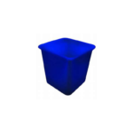 16.5 Litre Square Waste Bin Pkt-5 Blue