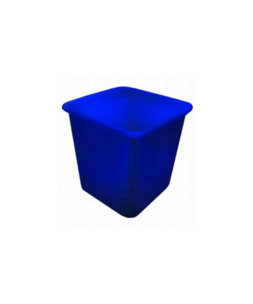16.5 Litre Square Waste Bin Pkt-5 Blue