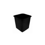 16.5 Litre Square Waste Bin Pkt-5 Black