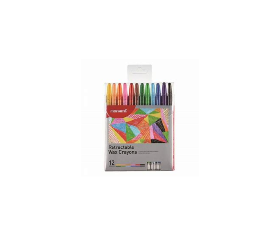 Retractable Crayons Rochle Retractable Wax Crayons 12 Piece Box-12 Assorted – Harness Wind & Sun