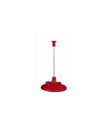 Spike File with Safety Cap and Plastic Base Each Red