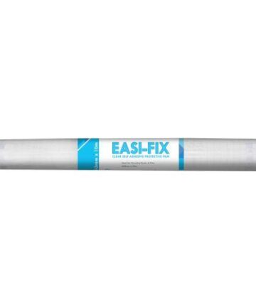 Book Covering Easifix - 70mic 10 Meter Adhesive Roll Each Clear