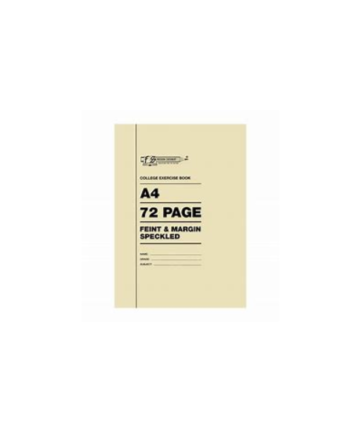 A4 72 pg Feint & Margin Speckled- Pkt-10