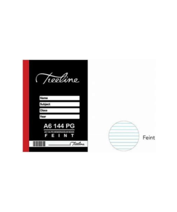 A6 144pg Feint Only- Pkt-10- Pkt-10