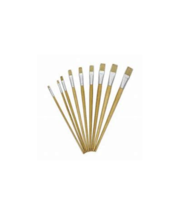 Long Handle Brushes Round Synthetic Size 7 Box-12 Beige