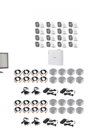 HIK HD-TVI 16 Ch DVR 16 Cam MAXI Kit