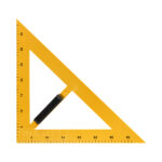Chalkboard Equipment 45 Degree Set Square Each Yellow