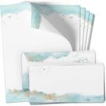 Writing Paper & Envelope Sets consist of : 6 x A5 Double sided printed writing paper 3 x C6 Envelopes Each Ocean