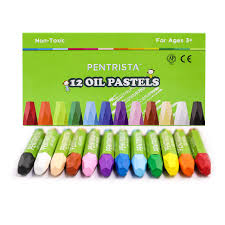 Oil Pastels Non-Toxic Oil pastels 12'S Each Assorted