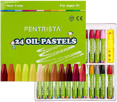 Oil Pastels Non-Toxic Oil pastels 24'S Each Assorted