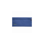 Translucent 33cm Pencil Bag With Zip - Each Blue