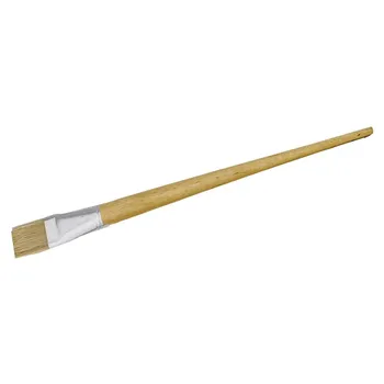 Paint Brushes Long Handle Brushes Flat Synthetic Size 6 Box-12 Beige