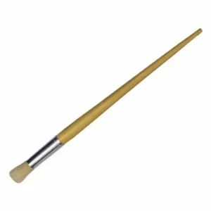 Paint Brushes Long Handle Brushes Round Synthetic Size 4 Box-12 Beige