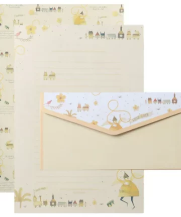 Writing Paper & Envelope Sets consist of : 6 x A5 Double sided printed writing paper 3 x C6 Envelopes Each Sunny Gardens