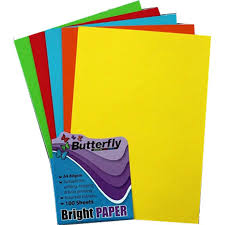 Project Pads A4 80gsm Deep Tint 50 Sheet Pkt-10 Assorted