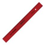 Rulers Plastic Treeline 30cm Shatterproof Rulers Pkt-10 Pkt-10 Red