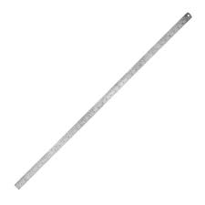 Rulers Steel 100cm Steel Ruler Each Silver