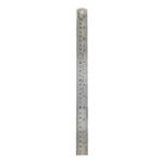 Rulers Steel 30cm Steel Ruler Box-10 Silver