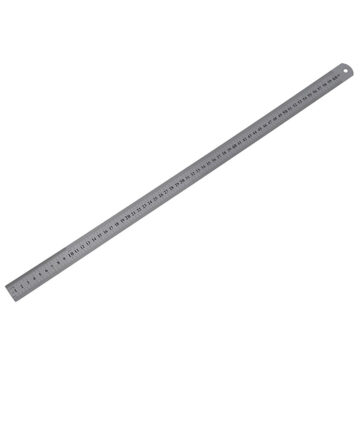 Rulers Steel 60cm Steel Ruler Each Silver