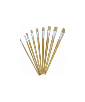 Long Handle Brushes Round Synthetic Size 11 Box-12 Beige