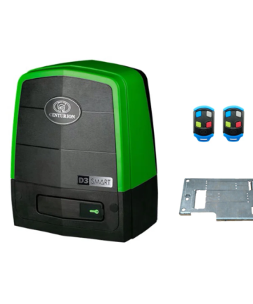 D3 SMART 12V Gate Motor incl 2 xTX4 remotes and base plate